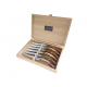 Coffret de 6 couteaux Stylver Origines - Pistachier