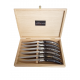 Coffret de 6 couteaux Styl'ver Origines - Croûte de buffle noir