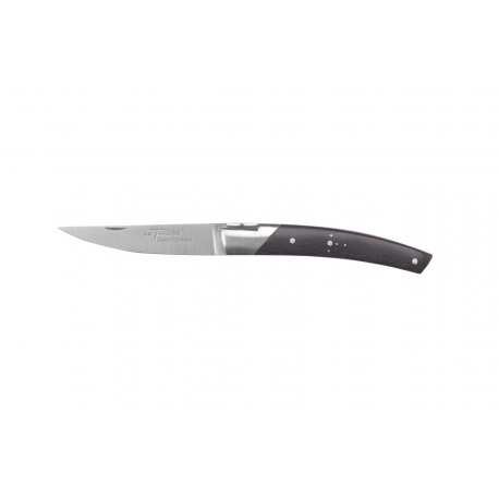 Le Thiers Pirou 1 bolster folding knife, 10cm Sandvick blade, ebony