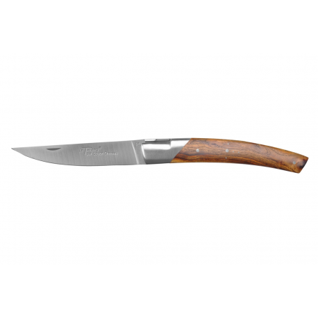 Le Thiers Pirou 1 bolster folding knife, 12cm Sandvick blade pistachio wood