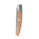 Couteau fermant 1 mitre, lame Sandvick 12cm, Le Thiers Pirou - bouleau