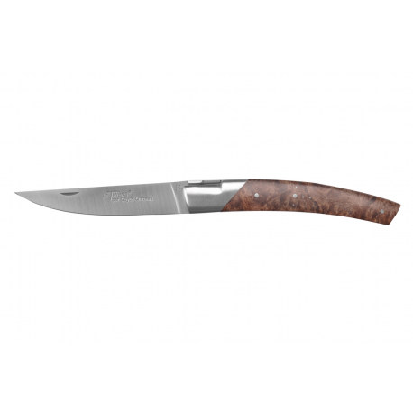 Le Thiers Pirou 1 bolster folding knife, 12cm Sandvick blade - Walnut