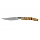 Le Thiers Pirou 1 bolster folding knife, 12cm Sandvick blade - Grain-end boxwood