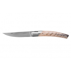Le Thiers Pirou 1 bolster folding knife, 12cm Sandvick blade deer horn