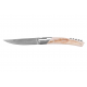 Le Thiers Pirou bolster folding knife corkscrew, 12cm Sandvik warthog ivory