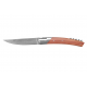 fermant 1 mitre tire-bouchon, lame Sandvick 12cm, Le Thiers Pirou bois de rose