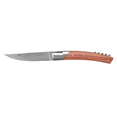 Le Thiers Pirou 1 bolster folding knife with corkscrew, 12cm Sandvick blade rosewood
