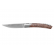 Le Thiers Pirou 1 bolster folding knife with corkscrew, 12cm Sandvick blade walnut wood