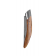 Stylver folding Knife, Sandvik blade, machine chiselling - pistachio wood