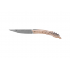 Stylver plain handle, corkscrew, Sandvik blade - Deer horn