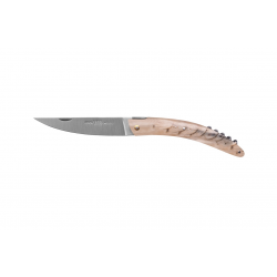 Stylver plain handle, corkscrew, Sandvik blade - Deer horn