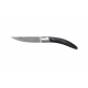 Stylver folding Knife, Sandvik blade, machine chiselling -  ebony