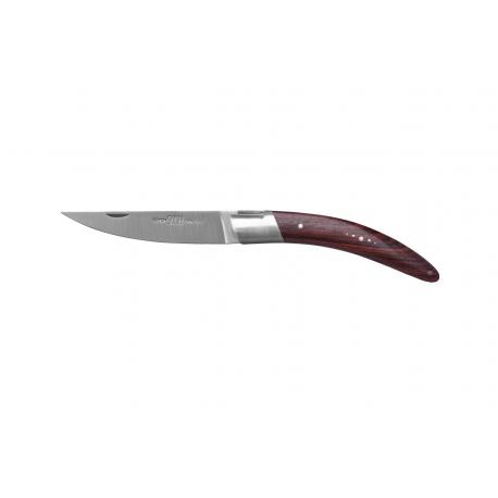 Stylver folding Knife, Sandvik blade, machine chiselling -  king wood