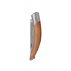 Stylver folding Knife, Sandvik blade, machine chiselling -  olive wood