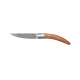 Stylver folding Knife, Sandvik blade, machine chiselling -  olive wood
