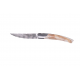 Le Thiers Pirou, stainless damascus steel blade - Exclusive Collection - Warthog ivory handle