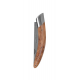 Stylver folding Knife, Sandvik blade, machine chiselling - juniper wood