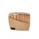 Bloc droit 7 pièces en hêtre / barre inox