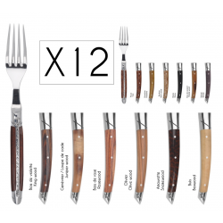 Coffret de 12 fourchettes Le Thiers Prestige - Bois assortis