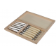 Coffret de 6 couteaux Laguiole Avantage - Ivoire uni