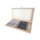 Coffrets 6 couteau Laguiole Avantage Paperstone noir