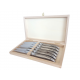 Coffrets 6 couteau Laguiole Avantage Paperstone sable