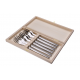 Coffret de 6 fourchettes Laguiole Klasse G Avantage tout inox brossé