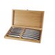 Coffret de 6 couteaux Le Thiers tout inox Prestige brossé