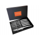 Coffret de 6 couteaux Le Thiers tout inox monobloc brillant