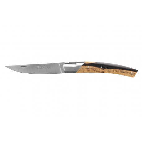 Le Thiers Pirou 1 bolster folding knife, 12cm Sandvick blade Mozambic ebony wood
