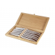 Coffret de 6 couteaux Laguiole tout inox Prestige brillant