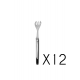 Fourchette à huître Laguiole tout inox Prestige brillant