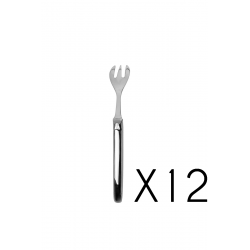 Fourchette à huître Laguiole tout inox Prestige brillant