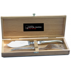 Coffret service à poisson Laguiole tout inox Prestige brillant