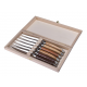 Laguiole Klasse G Avantage knives - 6 assorted wood