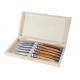 Laguiole Klasse G Avantage knives - 6 olive wood
