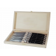 Coffret de 6 couteaux Laguiole Klasse G Avantage - Noir uni