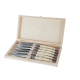 Coffret de 6 couteaux Laguiole Klasse G Avantage - Ivoire uni