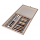 Coffret de 12 fourchettes Laguiole Klasse G Avantage - Bois assortis
