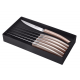 Coffret de 6 couteaux Le Thiers Pirou Brasserie - Paperstone sable