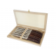 Set of 6 Le Thiers Pirou  Avantage knives - king wood