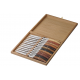Coffret de 12 couteaux Le Thiers Pirou Prestige - bois assortis
