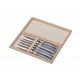 Coffret de 6 couteaux Le Thiers Avantage Paperstone gris