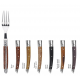 Set of 6 forks Le Thiers Prestige - Mixed woods group 2