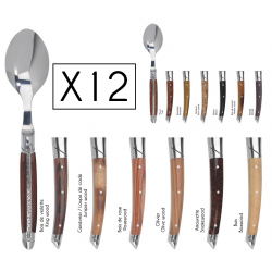 Coffret de 12 cuillères soupe Le Thiers Prestige - Bois assortis