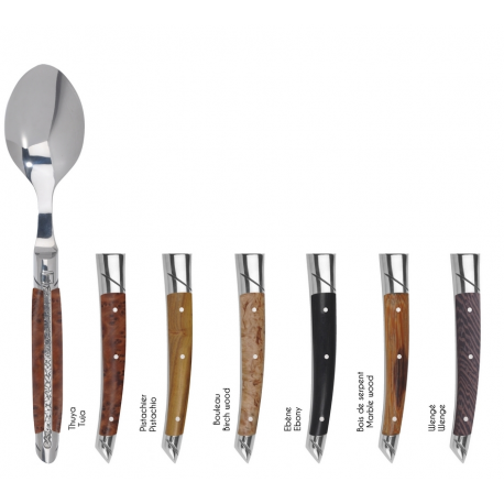 Set of 6 coffee spoons Le Thiers Prestige - Mixed woods group 2