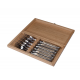 Coffret de 6 fourchettes Laguiole Prestige - Bois de cerf