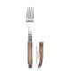 Laguiole Prestige dessert fork - juniper wood