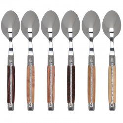 Laguiole Prestige - table/soup spoons wooden handle