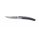 Le Thiers Pirou, stainless damascus steel blade - Exclusive Collection - Ebony